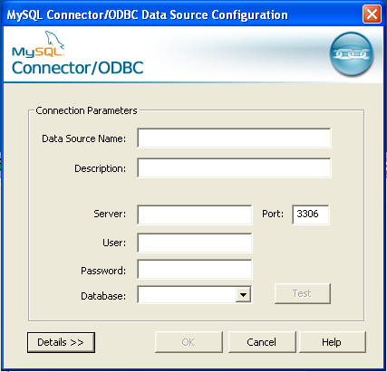 Add Data Source
Name Dialog for Connector/ODBC 5.1
