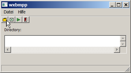 Toolbar-Button um Verzeichnis auszuw&auml;hlen
